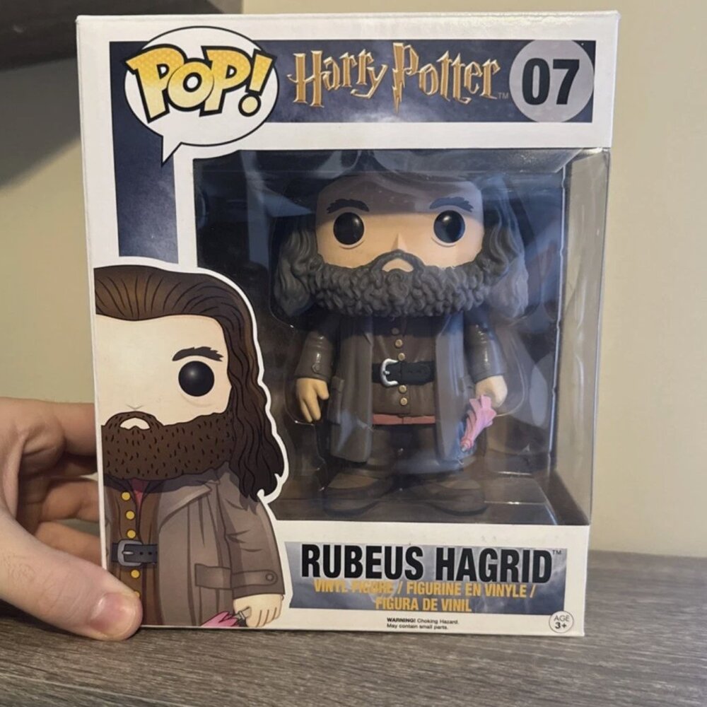 Funko Pop! Harry Potter - Rubeus Hagrid #07 - 6" Super Sized Pop - New In Box